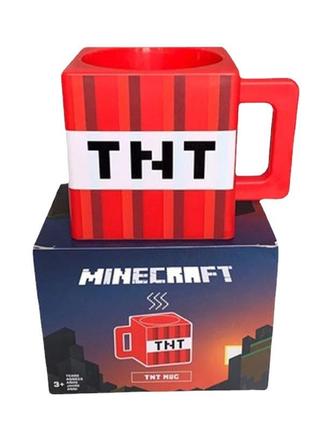 Кружка-чашка майнкрафт minecraft creeper крипер зеленая