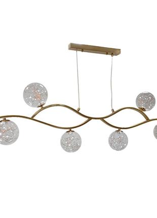 Люстра 9098078-6 brz+led