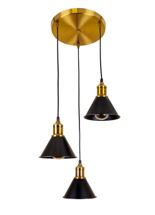 Підвісний світильник 707p102f-3 brz+bk (300)