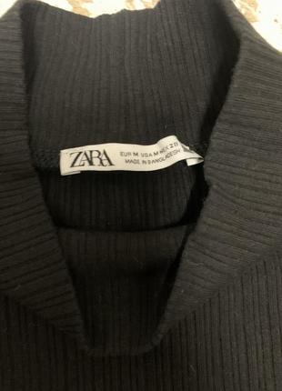 Блуза с воланами на плече zara4 фото
