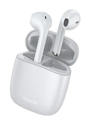 Навушники baseus encok true wireless earphones w04 white (2022 edition)