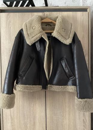 Дубленка zara
