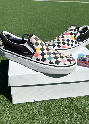 Женские летние кеды vans slip-on