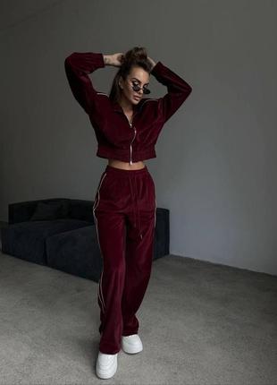 Костюм спортивный велюр плюш3 фото