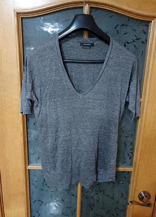 Isabel marant футболка топ из льна оверсайз,р.s