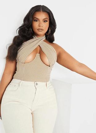 Топ в клітинку prettylittlething розмір 38 м