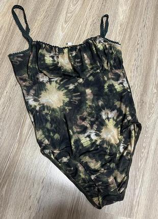 Боди майка зеленый topshop размер 42