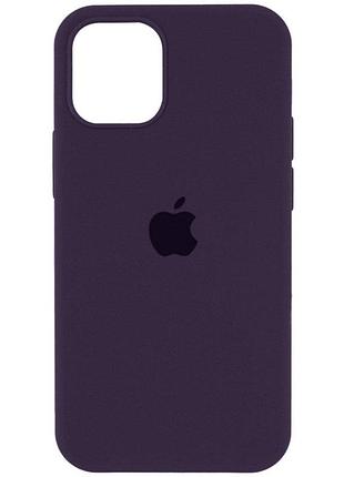 Чохол для смартфона silicone full case aa open cam for apple iphone 12 pro 59,berry purple