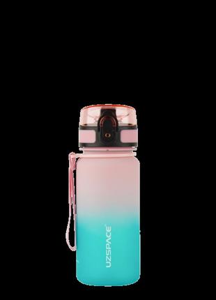 Бутылка для воды uzspace pink&cyan 350 мл розово-голубая