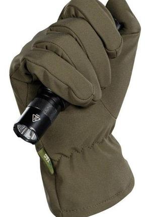 M-tac перчатки демисезонные soft shell olive тактичний одяг bf