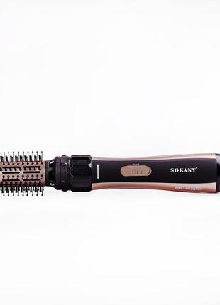 Фен стайлер для волосся 2 в 1 sokany • мультистайлер для волосся • плойка для волосся з регулятором