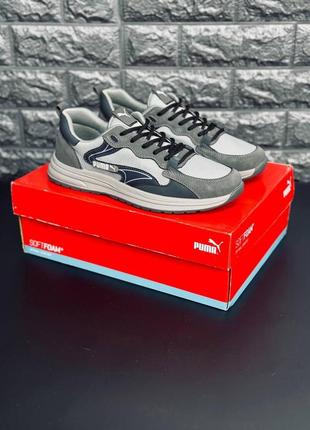 Кроссовки мужские серого цвета puma6 фото