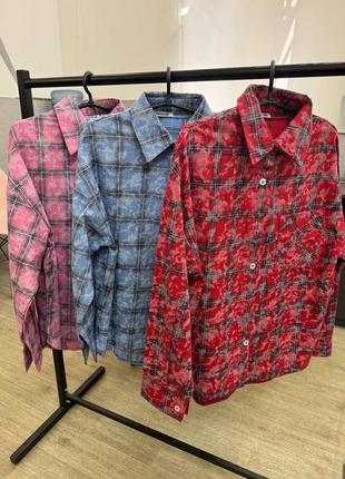 Рубашка в клетку