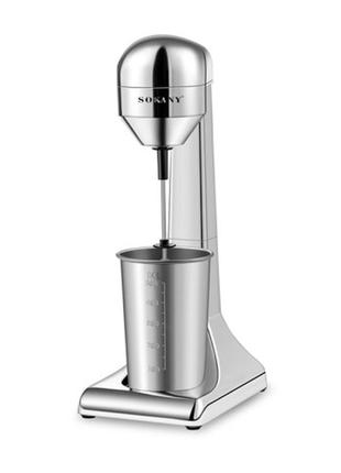 Миксер молочный,мощный и универсальный миксер имеет 5 режимов скорости  две насадки из нержавеющей стали