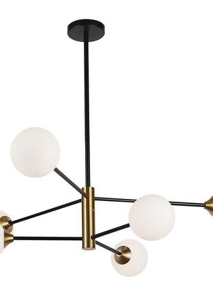 Люстра 752l7910-6 bk+wh