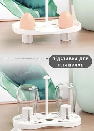 Подогреватель стерилизатор для бутылочек 6в1 сенсорный lelik liquid heater, белый