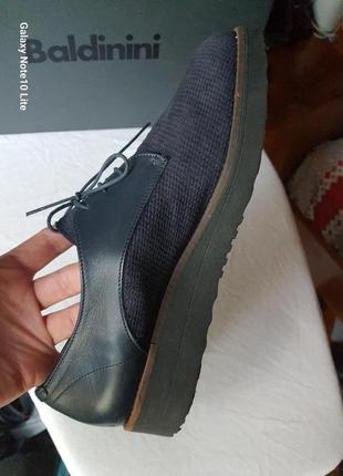 Новые сникеры туфли натуральная замша и кожа blue cox оригинал!6 фото