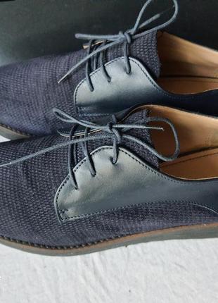 Новые сникеры туфли натуральная замша и кожа blue cox оригинал!7 фото