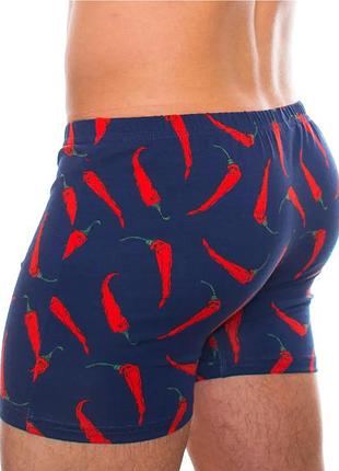 Bono чоловічі труси шорти боксери 950007 темно-сині перчики, 54 (2xl)2 фото