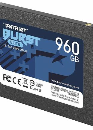 Ssd patriot burst elite 960gb 2.5" 7mm sataiii tlc 3d
