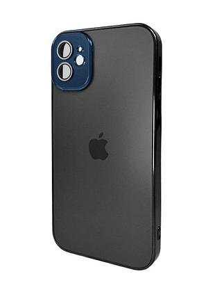 Чохол для смартфона ag glass sapphire frame magsafe logo for apple iphone 11 black