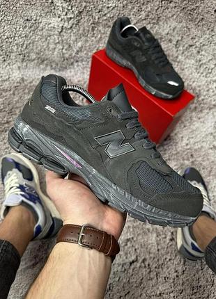 Кросівки чоловічі new balance 2002r (dark gray) pro_1650