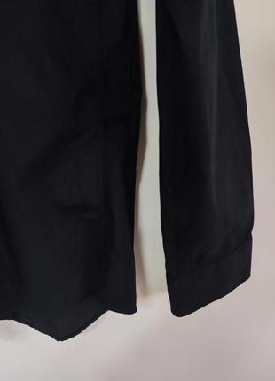 Сорочка рубашка чоловіча чорна пряма широка класична повсякденна c&a man, розмір m3 фото