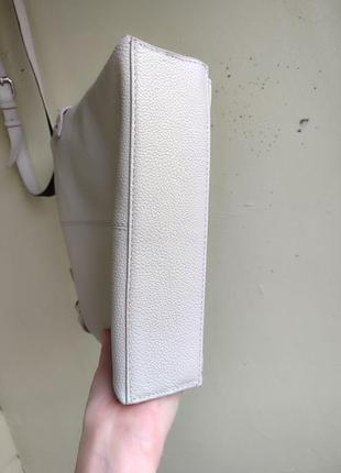 Оригінальна шкіряна сумка листоноші месенджер крос-боді від бренду next індія світла8 фото