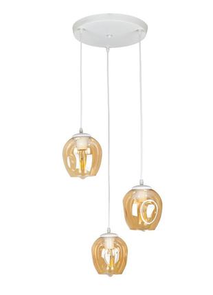 Підвісний світильник 756pr0231f-3 wh+br (300)