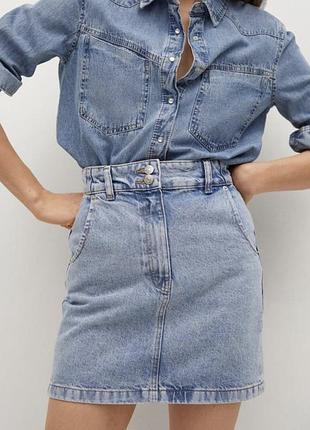 Юбка джинсовая