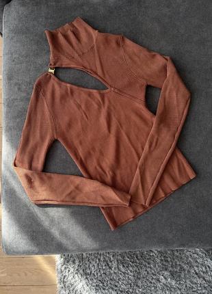 Трикотажный гольф zara, размер s