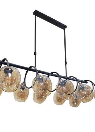 Люстра 752l7915-10 bk+br