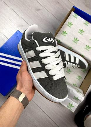 Adidas campus gray&white1 фото