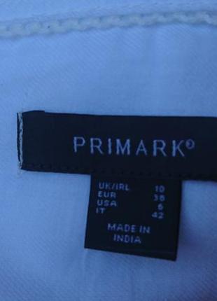 Белая рубашка primark удлиненная рубашка разм s-m8 фото
