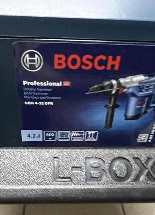 Bosch gbh 4-32 dfr professional + l-boxx (0611332104) перфоратор с быстрозажимным патроном новый!!!3 фото