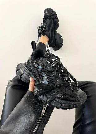 Женские кроссовки в стиле balenciaga 
3xl full black premium