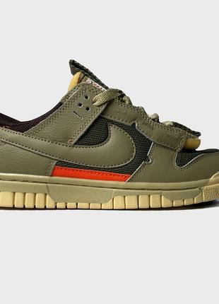 Кросівки nike air dunk jumbo medium olive
