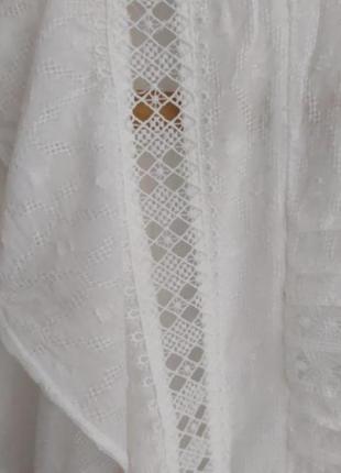 Біла сорочка белая рубашка блузка блуза h&m4 фото