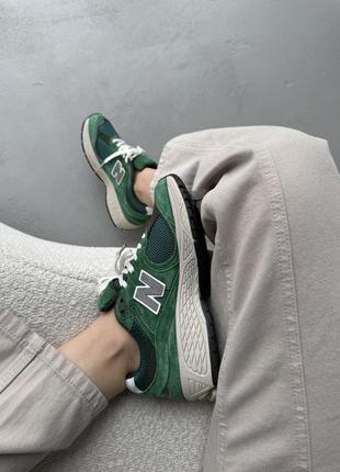 Кроссовки new balance 2002r "forest green"4 фото