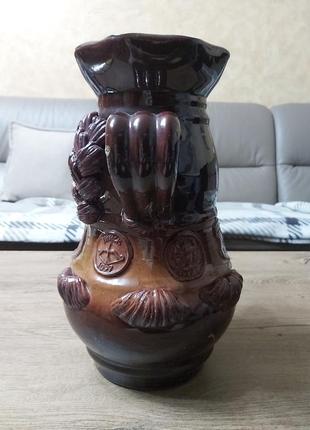 Ваза майолика винтаж