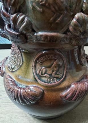 Ваза майолика винтаж