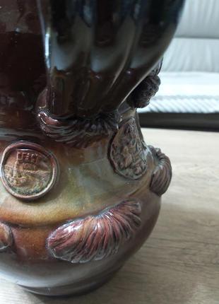 Ваза майолика винтаж