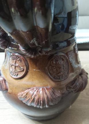 Ваза майолика винтаж