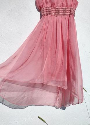 Повітряне легке ніжне плаття з найтоншої тканини італію3 фото