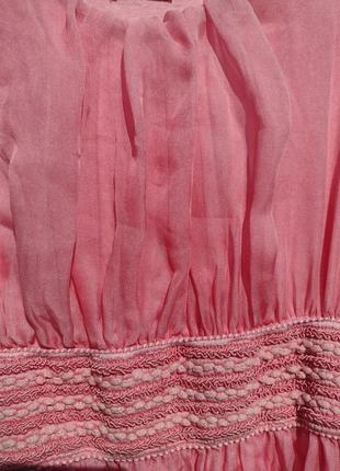 Повітряне легке ніжне плаття з найтоншої тканини італію8 фото