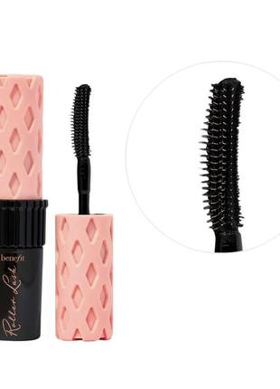 Benefit cosmetics in mini roller lash curling & lifting mascara in black (mini size)1 фото