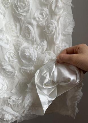 Ніжна світла міні сукня в троянду. біла сукня з троянд dreams come true dct6 фото
