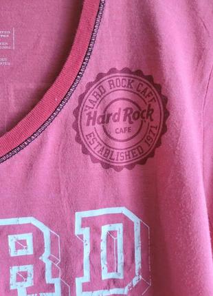 Женская коттоновая футболка от hard rock pm3 фото