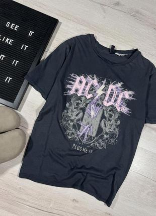 Тоненька футболка з принтом h&m