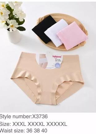 Набор 4шт жіночих трусиків "kokowei" 55 мікрофібра, р. 5xl -56-58